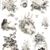 Papier do decoupage A4 - ITD Collection - ryżowy, R668