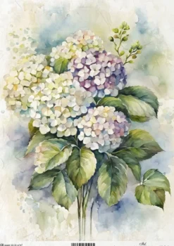 Papier do decoupage A4 - ITD Collection - ryżowy, R2467