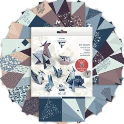 Papier do origami, Forest Animals - Clairefontaine - 70 g, 60 ark.