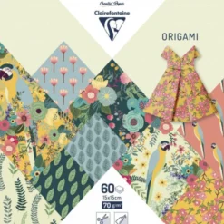 Papier do origami, Kiribati - Clairefontaine - 70 g, 60 ark.