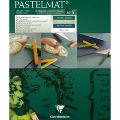 Papier do pasteli suchych Pastelmat - Clairefontaine - nr 5, 24 x 30 cm, 300g, 12 ark.