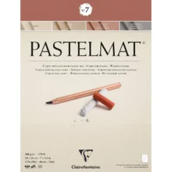 Papier do pasteli suchych Pastelmat No. 2 - Clairefontaine - 18 x 24 cm 360 g 12 ark.
