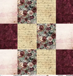 Papier do scrapbookingu 30,5 x 30,5 cm - Mintay - Antique Shop 05