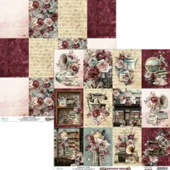 Papier do scrapbookingu 30,5 x 30,5 cm - Mintay - Antique Shop 05