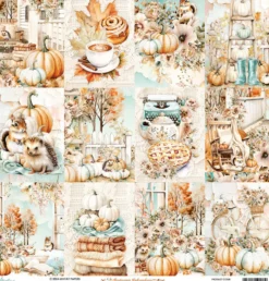 Papier do scrapbookingu 30,5 x 30,5 cm - Mintay - Autumn Splendor 06