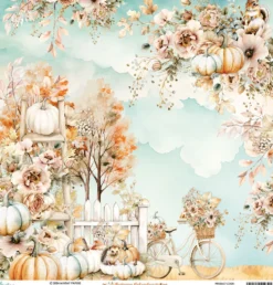 Papier do scrapbookingu 30,5 x 30,5 cm - Mintay - Autumn Splendor 01