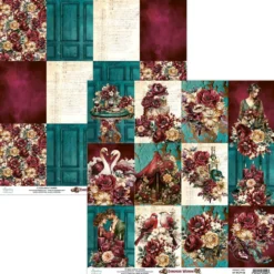 Papier do scrapbookingu 30,5 x 30,5 cm - Mintay - Bohemian Wedding 02