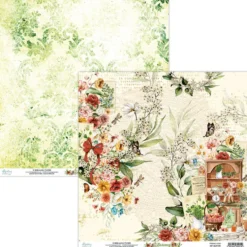 Papier do scrapbookingu 30,5 x 30,5 cm - Mintay - Botany 01