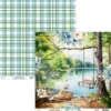 Papier do scrapbookingu 30,5 x 30,5 cm - Mintay - By The Lake 02