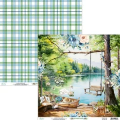 Papier do scrapbookingu 30,5 x 30,5 cm - Mintay - By The Lake 02