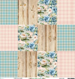 Papier do scrapbookingu 30,5 x 30,5 cm - Mintay - By The Lake 06