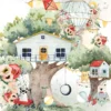 Papier do scrapbookingu 30 x 30 cm - Mintay - Childhood 03