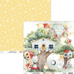 Papier do scrapbookingu 30 x 30 cm - Mintay - Childhood 03