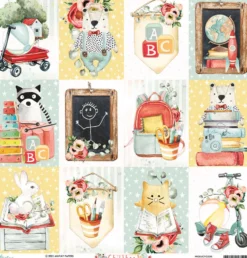 Papier do scrapbookingu 30 x 30 cm - Mintay - Childhood 06