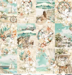 Papier do scrapbookingu 30,5 x 30,5 cm - Mintay - Coastal Memories 06