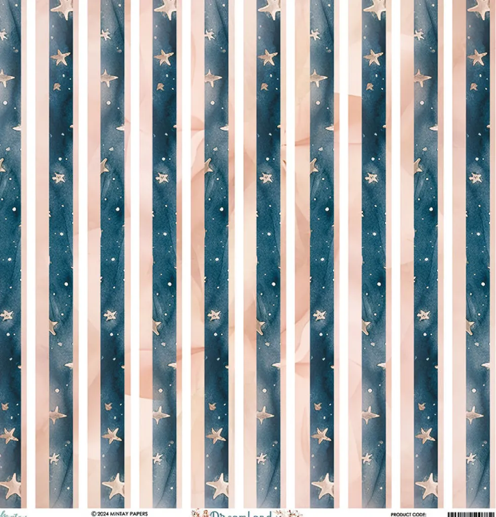 Papier do scrapbookingu 30,5 x 30,5 cm - Mintay - Dreamland 02