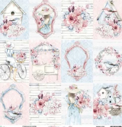 Papier do scrapbookingu 30,5 x 30,5 cm - Mintay - Elodie 06