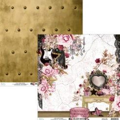 Papier do scrapbookingu 30 x 30 cm - Mintay - Glam Rock 03