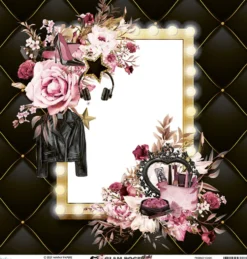 Papier do scrapbookingu 30 x 30 cm - Mintay - Glam Rock 02