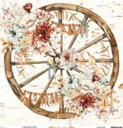 Papier do scrapbookingu 30,5 x 30,5 cm - Mintay - Golden Days 02
