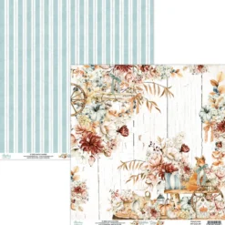 Papier do scrapbookingu 30,5 x 30,5 cm - Mintay - Golden Days 01