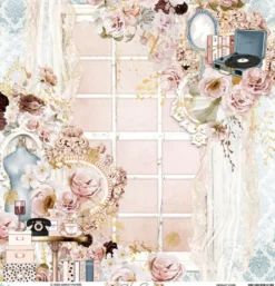 Papier do scrapbookingu 30,5 x 30,5 cm - Mintay - Her Story 03