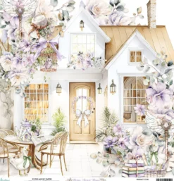 Papier do scrapbookingu 30,5 x 30,5 cm - Mintay - Home Sweet Home 03