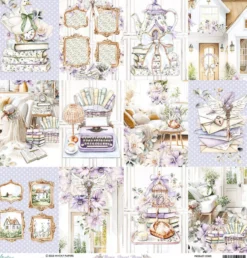 Papier do scrapbookingu 30,5 x 30,5 cm - Mintay - Home Sweet Home 06