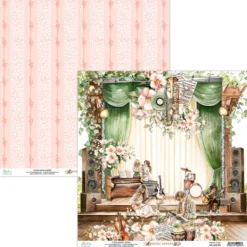 Papier do scrapbookingu 30,5 x 30,5 cm - Mintay - Music Garden 02