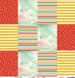 Papier do scrapbookingu 30,5 x 30,5 cm - Mintay - Playtime 05