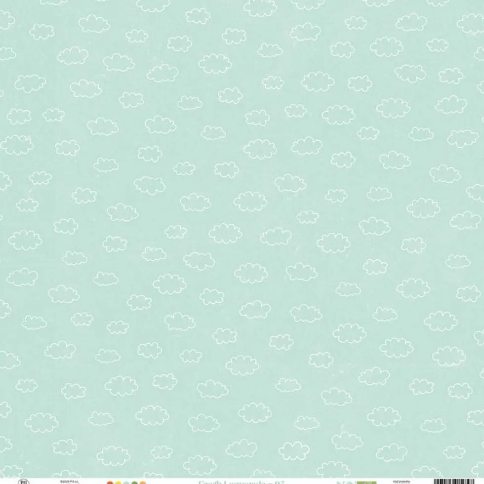 Papier do scrapbookingu 30,5 x 30,5 cm - Piątek Trzynastego - Fresh Lemonade 01