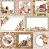 Papier do scrapbookingu 30,5 x 30,5 cm - Piątek Trzynastego - Love Stories 05