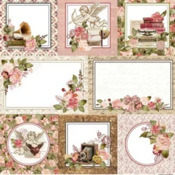 Papier do scrapbookingu 30,5 x 30,5 cm - Piątek Trzynastego - Love Stories 05