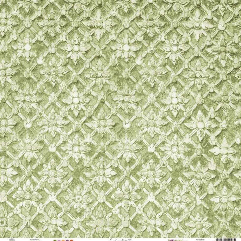 Papier do scrapbookingu 30,5 x 30,5 cm - Piątek Trzynastego - Secret garden 05
