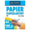 Papier kancelaryjny w linie A3 - Interdruk - 100 ark.