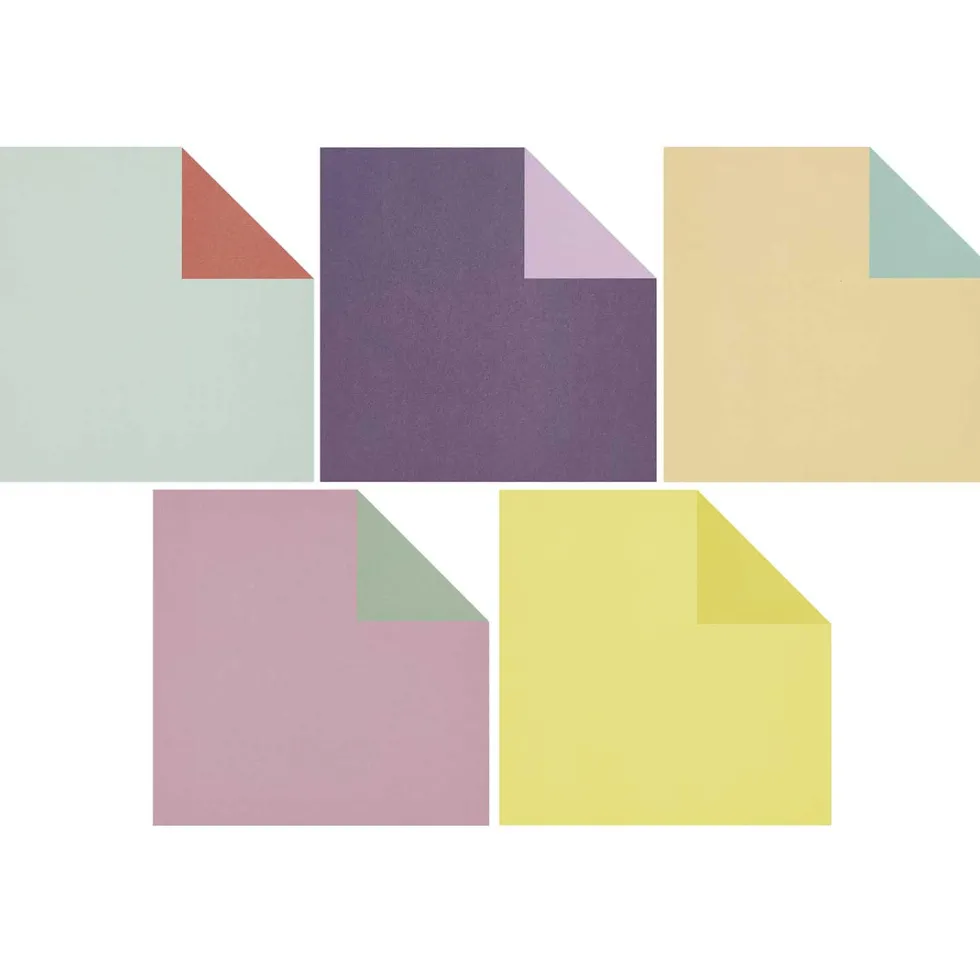Papier origami Duo Color Classic - Paper Poetry - 15 x 15 cm, 100 ark.