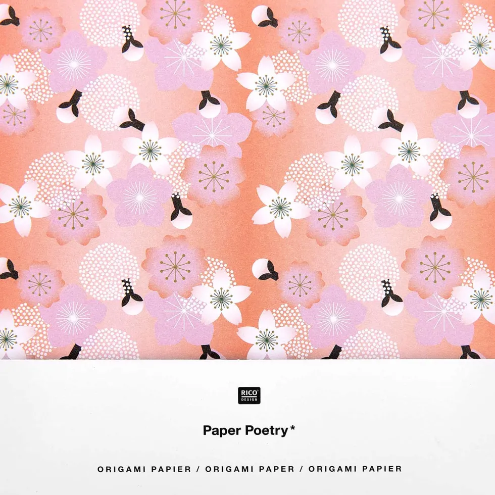 Papier origami Sakura Cherry Blossom - Paper Poetry - 70 g, 50 ark.