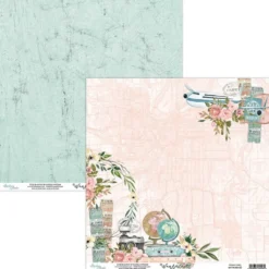 Papier ozdobny - Wanderlust 03 - Mintay by Karola
