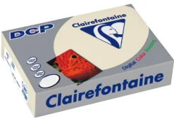Papier satynowany DCP - Clairefontaine - kremowy, A3, 160 g, 250 ark.