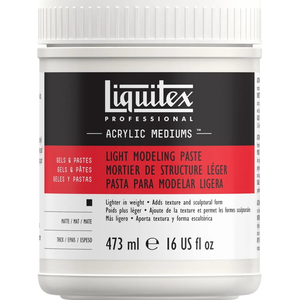 Pasta modelująca do farb akrylowych i olejnych - Liquitex - lekka, 237 ml