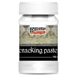 Pasta pękająca Cracking Paste do decoupage - Pentart - biała, 100 ml