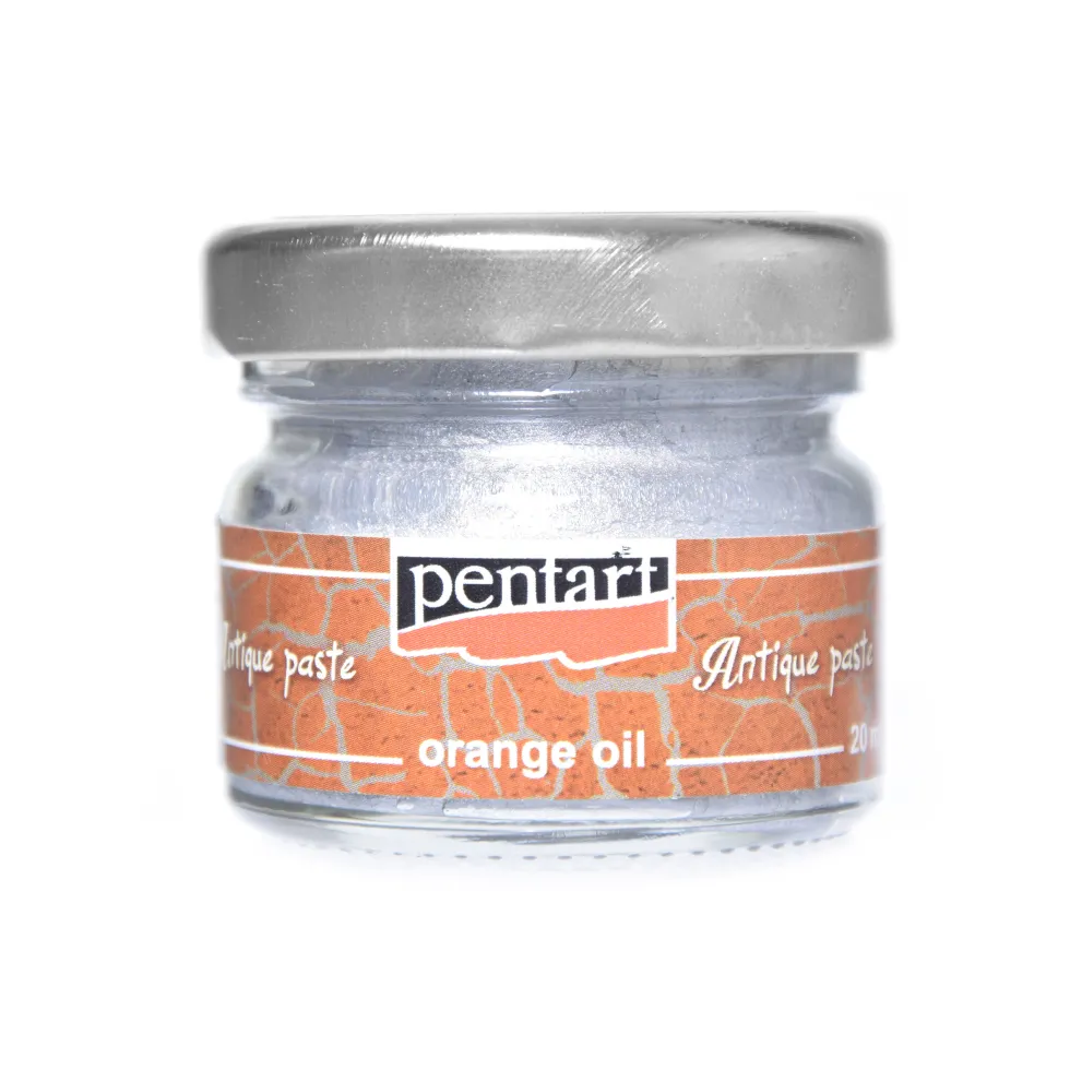 Pasta postarzająca - Pentart - srebrna, 20 ml