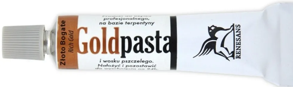 Pasta pozłotnicza Goldpasta - Renesans - złoto bogate, 20 ml