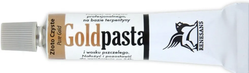 Pasta pozłotnicza Goldpasta - Renesans - złoto czyste, 20 ml