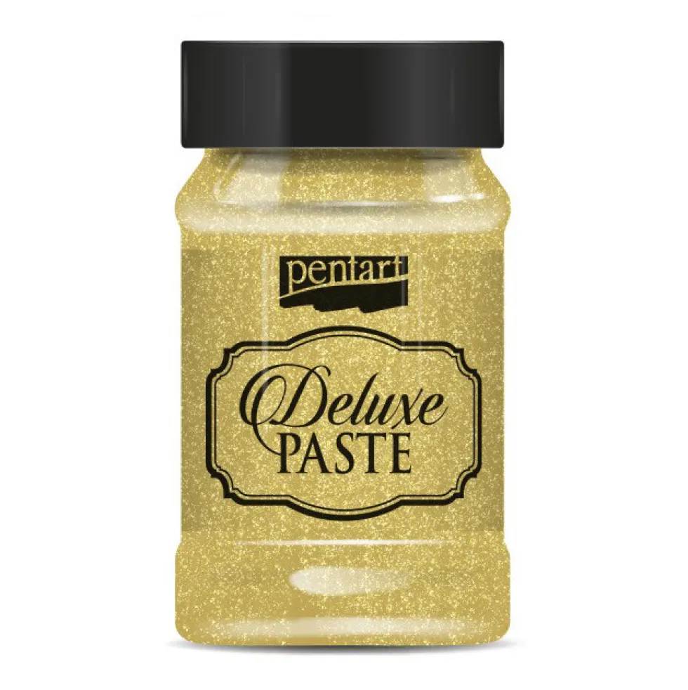 Pasta strukturalna Deluxe - Pentart - złota, 100 ml