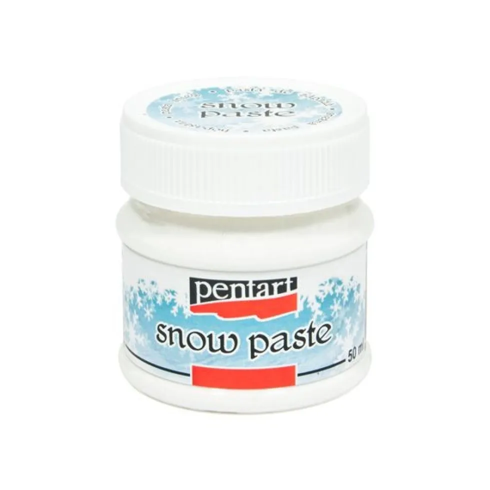 Pasta strukturalna imitująca śnieg - Pentart - 50 ml