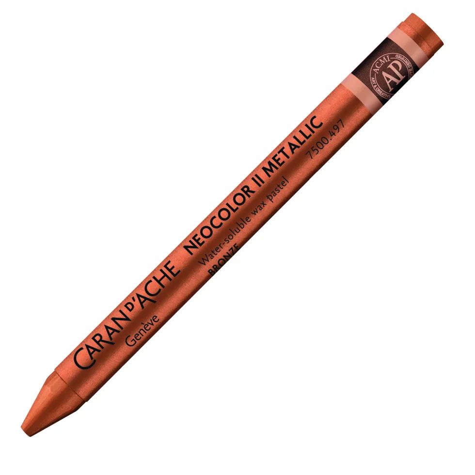 Pastela akwarelowa Neocolor II - Caran d'Ache - 497, Bronze