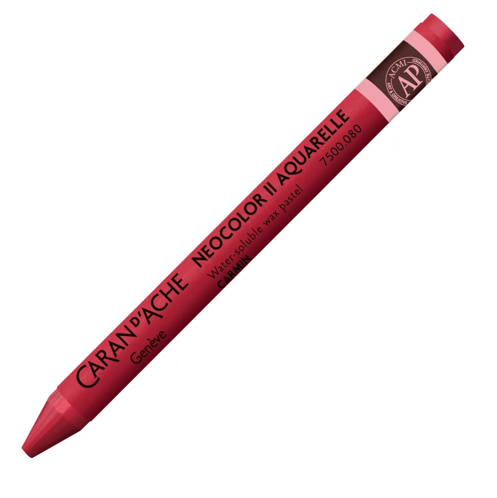 Pastela akwarelowa Neocolor II - Caran d'Ache - 080, Carmine