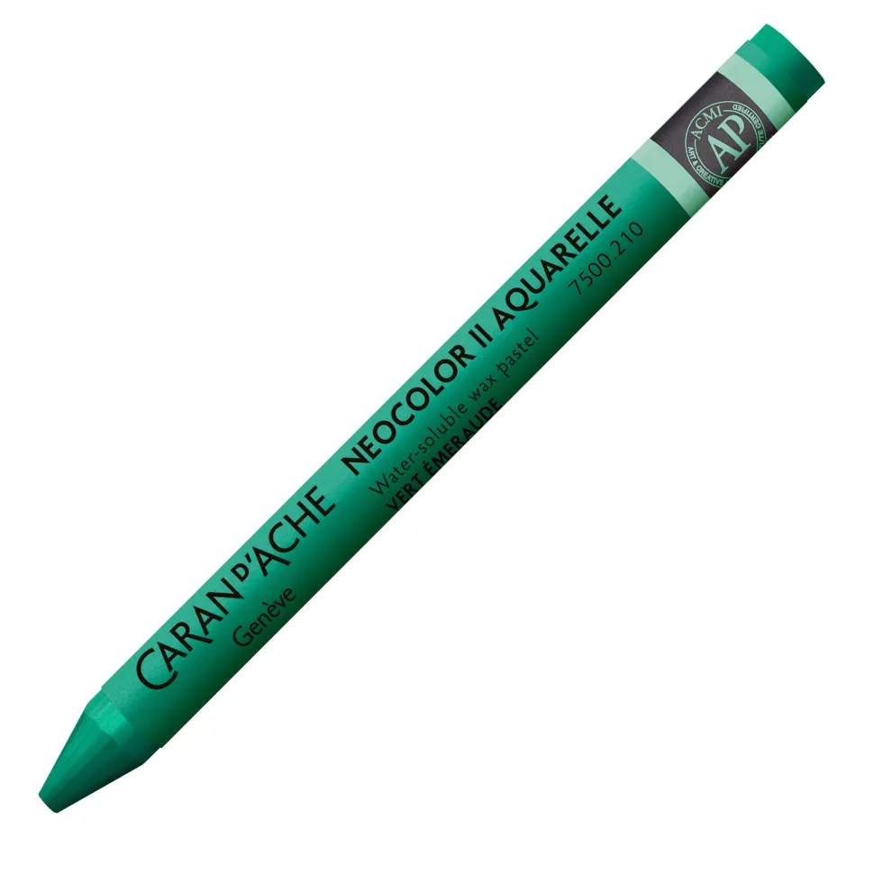 Pastela akwarelowa Neocolor II - Caran d'Ache - 210, Emerald Green