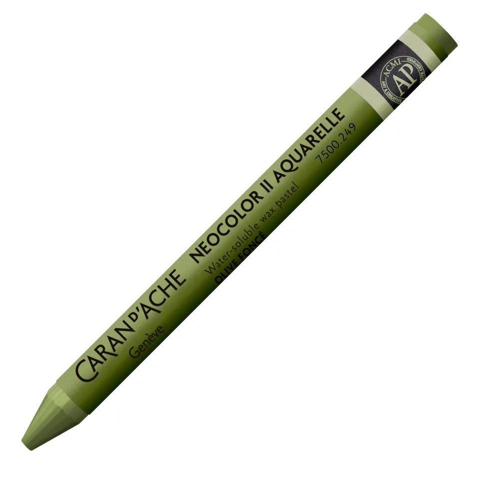 Pastela akwarelowa Neocolor II - Caran d'Ache - 249, Olive